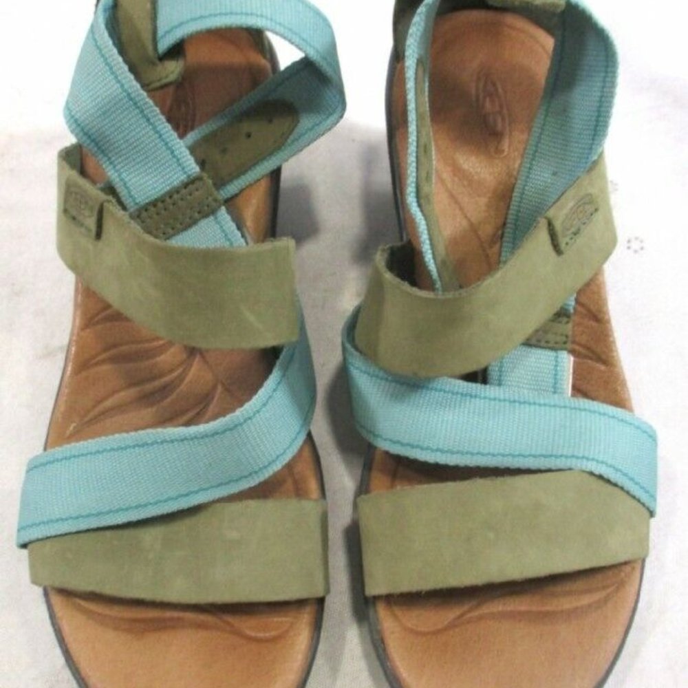 Keen Women's Multicolored Slingback Wedge Sandals Size 5